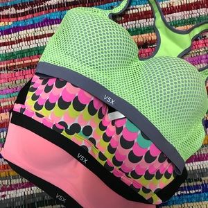 VSX Victoria Secret Sports Bras Size 38C